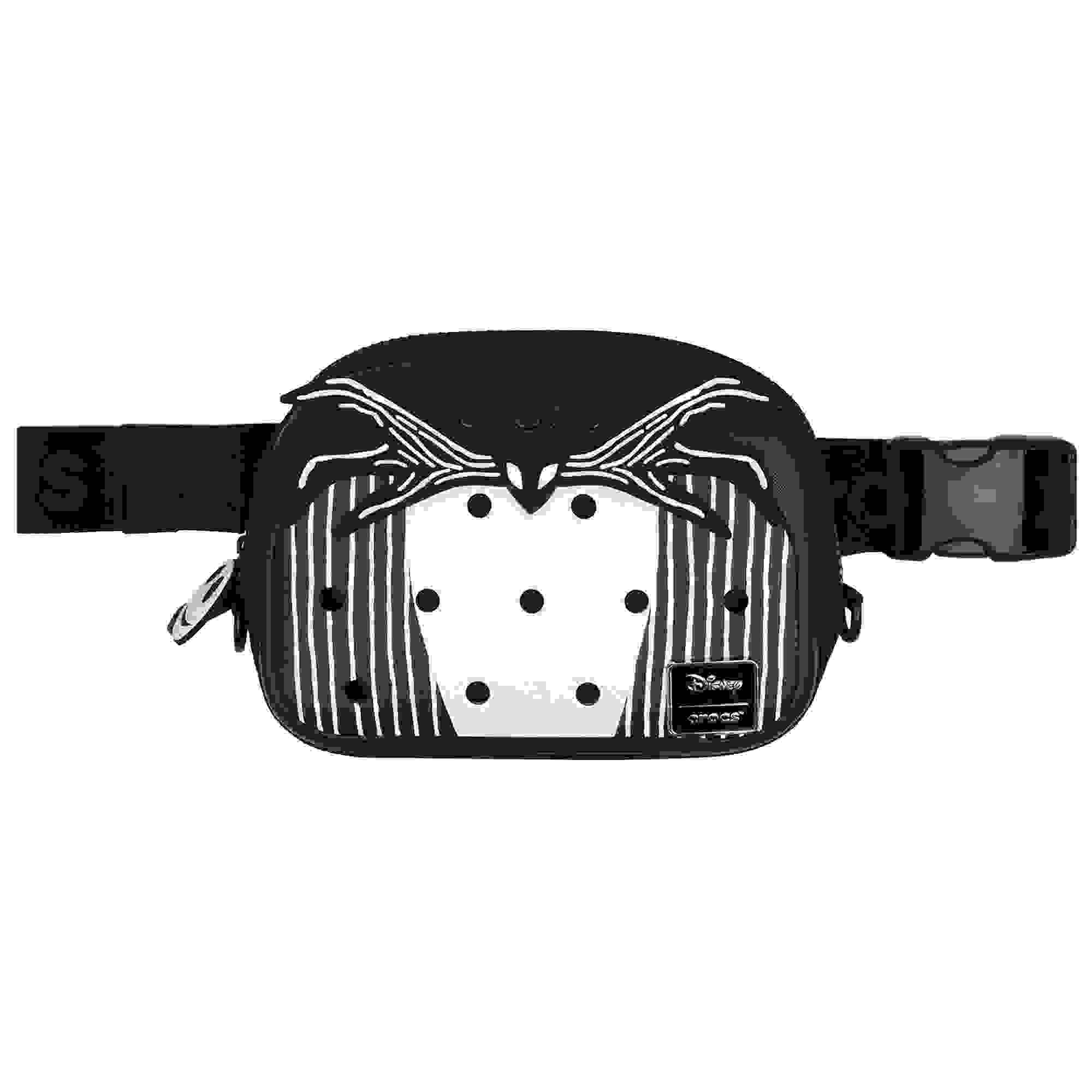 Crocs x Disney Nightmare Before Christmas Jack Black/White Cosplay Belt Bag